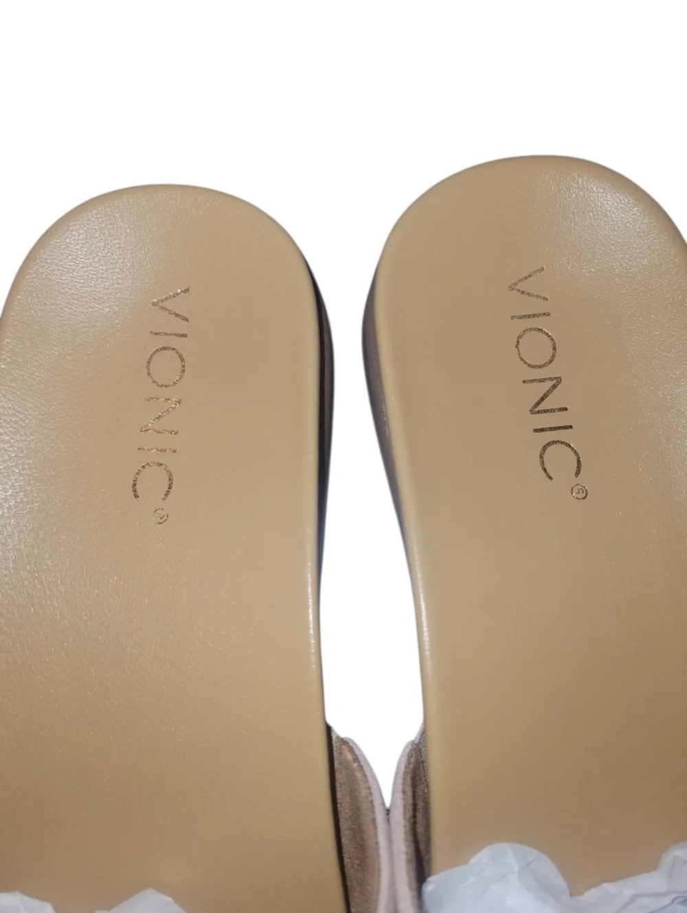 Vionic Roni Women's Adjustable Hook & Loop Fastener Pink Suede Slide Sandals 9.5 - Picture 5 of 9